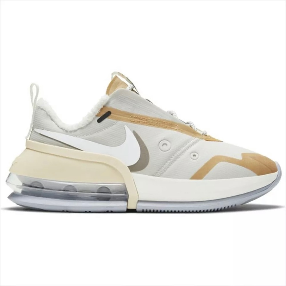 Nike Women's White Cream Tan Air Cushion Athletic Sneakers